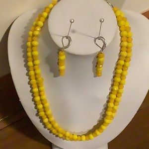 SOLD SOLD Handmade  Necklace and earring set
